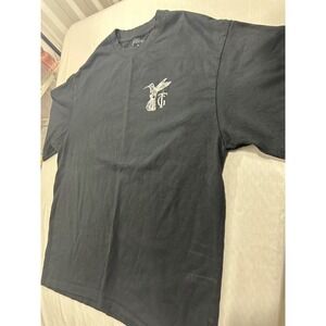Thank God Mens XL Black Hummingbird Graphic T-Shirt Matthew 6:26 God Loves You